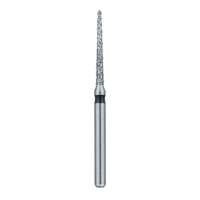 Long Round End Taper Chamfer Diamond Bur, 1.2mm Ø, Super Coarse, FG - 852H-012-FG - Avtec Dental
