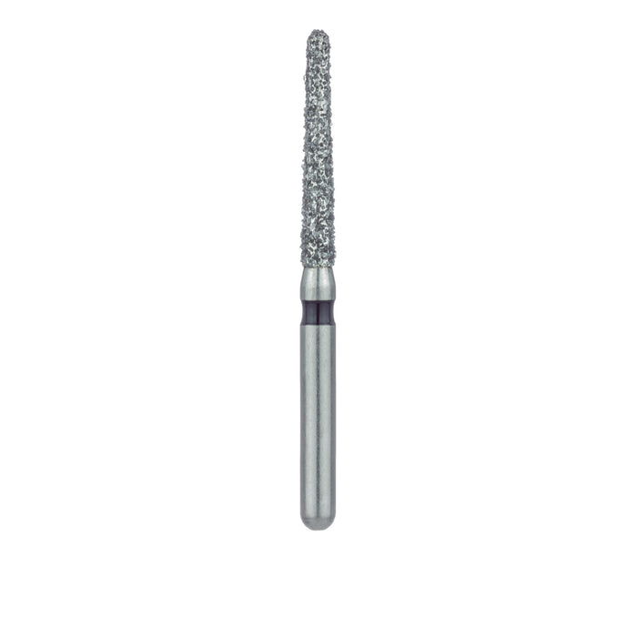 Long Round End Taper Chamfer Diamond, Bur 1.6mm Ø, Super Coarse, SS - 852H-016-SS - Avtec Dental