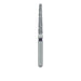 Long Round End Taper Chamfer Diamond, Bur 1.6mm Ø, Super Coarse, SS - 852H-016-SS - Avtec Dental