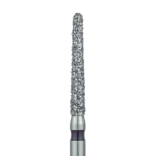 Long Round End Taper Chamfer Diamond, Bur 1.6mm Ø, Super Coarse, SS - 852H-016-SS - Avtec Dental
