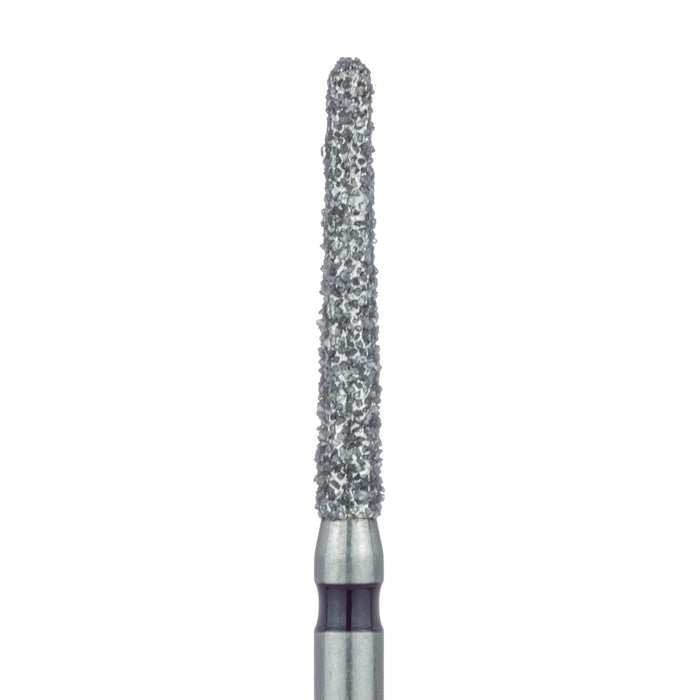 Long Round End Taper Chamfer Diamond Bur, 1.6mm Ø, Super Coarse, FG - 852H-016-FG - Avtec Dental
