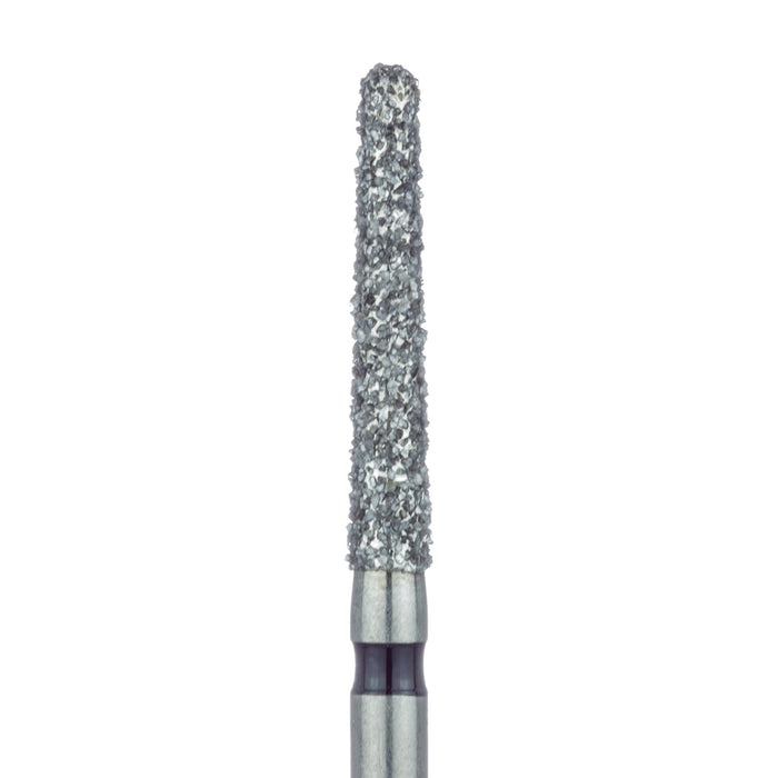 Long Round End Taper Chamfer Diamond Bur, 1.8mm Ø, Super Coarse, FG - 852H-018-FG - Avtec Dental