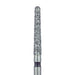 Long Round End Taper Chamfer Diamond Bur, 1.8mm Ø, Super Coarse, FG - 852H-018-FG - Avtec Dental