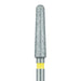Zirconia Diamond Bur, 2 Degree Tapered Round End, 2.4mm Ø, Extra Fine, FG - 852Z2-024-FG - Avtec Dental
