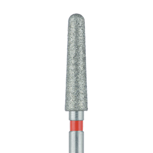 Zirconia Diamond Bur, 2 Degree Tapered Round End, 2.4mm Ø, Fine, FG - 852Z3-024-FG - Avtec Dental