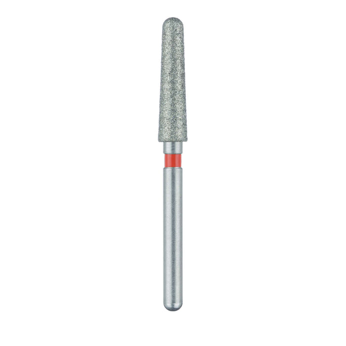 Zirconia Diamond Bur, 2 Degree Tapered Round End, 2.4mm Ø, Fine, FG - 852Z3-024-FG - Avtec Dental