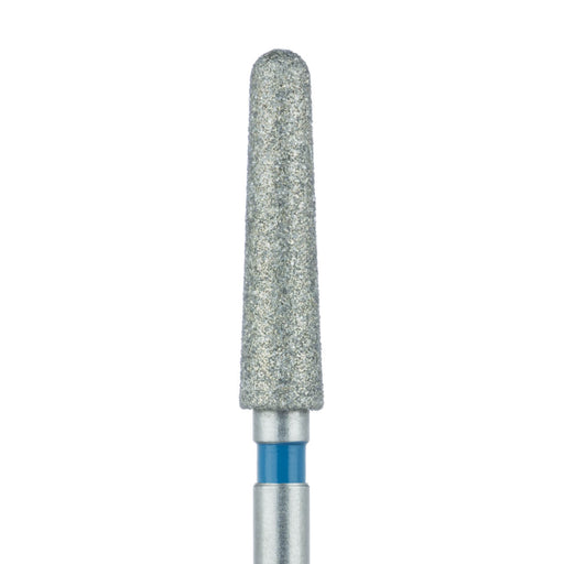 Zirconia Diamond Bur, 2 Degree Tapered Round End, 2.4mm Ø, Medium, FG - 852Z4-024-FG - Avtec Dental