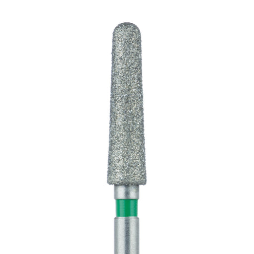Zirconia Diamond Bur, 2 Degree Tapered Round End, 2.4mm Ø, Coarse, FG - 852Z5-024-FG - Avtec Dental