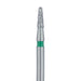 Short Round End Taper Chamfer Diamond Bur, 1.6mm Ø, Coarse, FG - 855G-016-FG - Avtec Dental