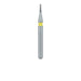 Short Round End Taper Chamfer Diamond Bur, 0.7mm Ø, Extra Fine, FG - 855LC-007-FG - Avtec Dental