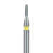 Short Round End Taper Chamfer Diamond Bur, 0.9mm Ø, Extra Fine, FG - 855LC-009-FG - Avtec Dental