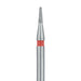 Short Round End Taper Chamfer Diamond Bur, 0.9mm Ø, Fine, FG - 855LF-009-FG - Avtec Dental