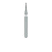 Short Round End Taper Chamfer Diamond Bur, 0.9mm Ø, Ultra Fine, FG - 855LU-009-FG - Avtec Dental