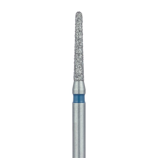 Round End Taper Chamfer Diamond Bur, 1.2mm Ø, Medium, FG - 856-012-FG - Avtec Dental