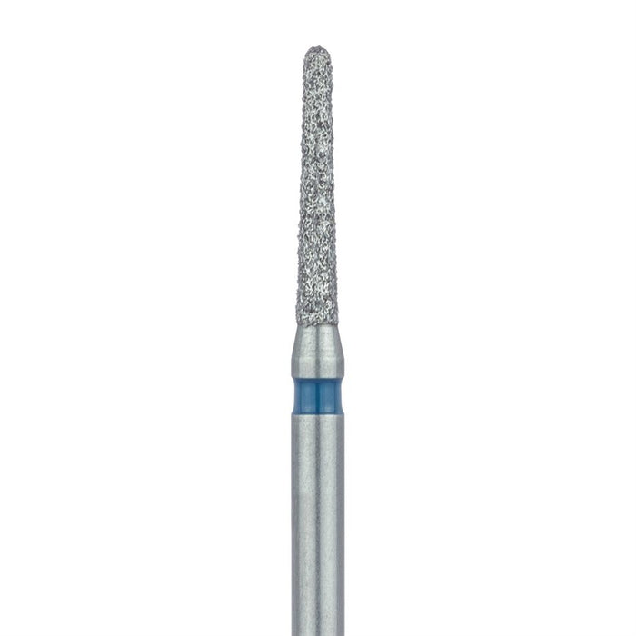 Round End Taper Chamfer Diamond Bur, 1.2mm Ø, Medium, FG - 856-012-FG - Avtec Dental