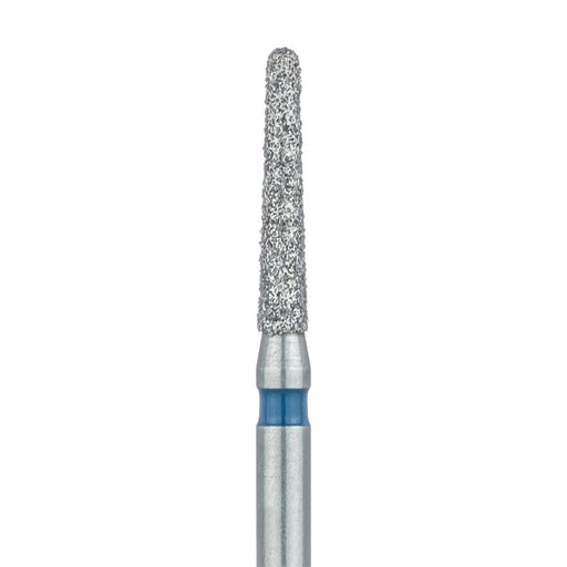 Round End Taper Chamfer Diamond Bur, 1.4mm Ø, Medium, FG - 856-014-FG - Avtec Dental