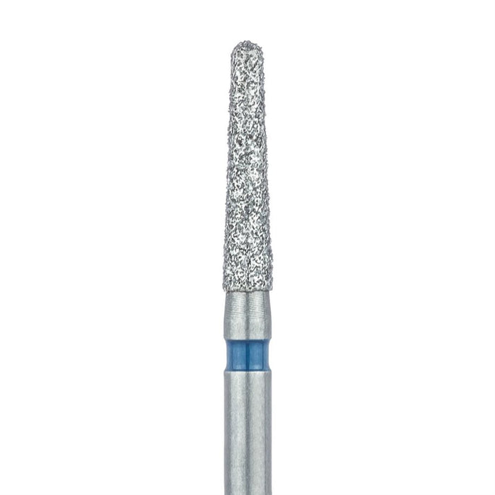 Round End Taper Chamfer Diamond Bur, 1.6mm Ø, Medium, FG - 856-016-FG - Avtec Dental