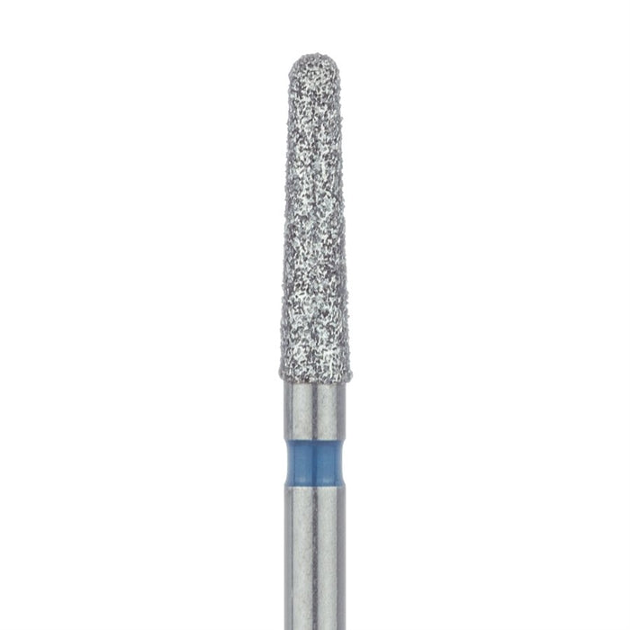 Round End Taper Chamfer Diamond Bur, 1.8mm Ø, Medium, FG - 856-018-FG - Avtec Dental