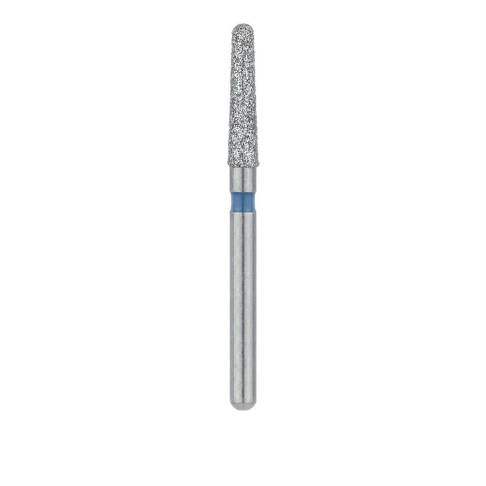 Round End Taper Chamfer Diamond Bur, 1.8mm Ø, Medium, FG - 856-018-FG - Avtec Dental