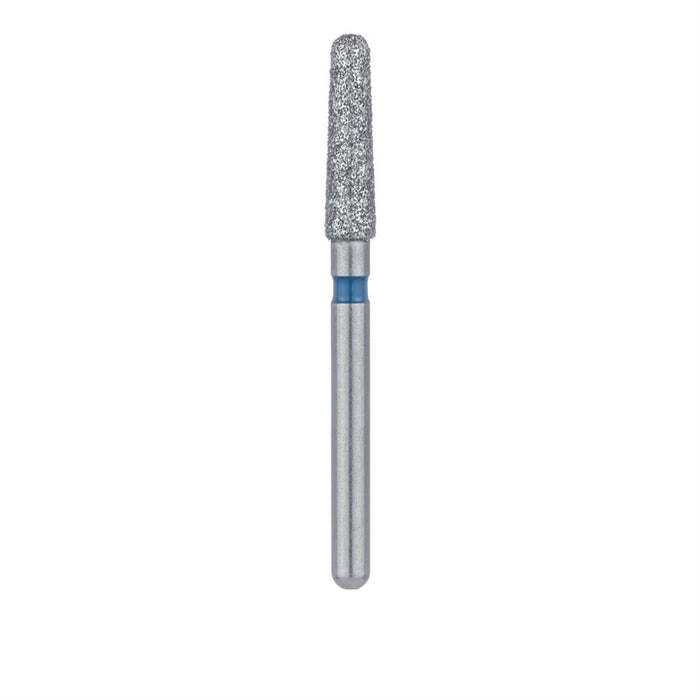 Round End Taper Chamfer Diamond Bur, 2.1mm Ø, Medium, FG - 856-021-FG - Avtec Dental