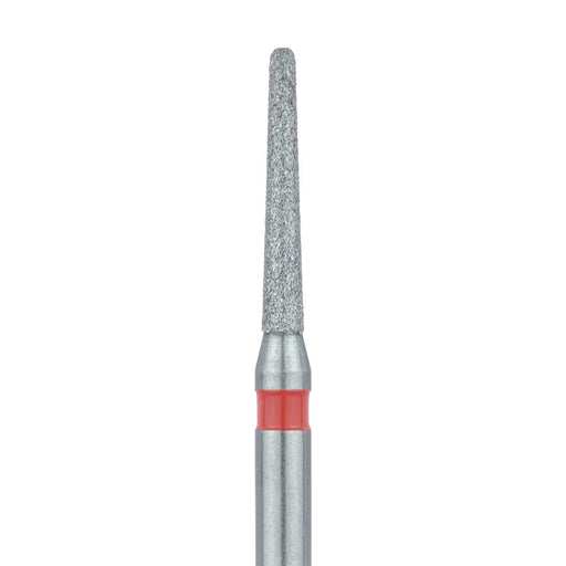 Round End Taper Chamfer Diamond Bur, 1.2mm Ø, Fine, FG - 856F-012-FG - Avtec Dental