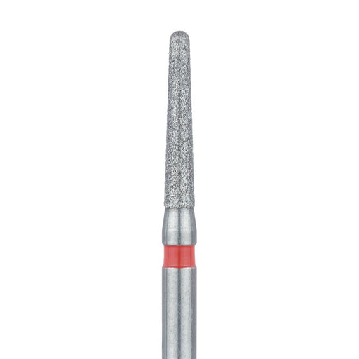 Round End Taper Chamfer Diamond Bur, 1.4mm Ø, Fine, FG - 856F-014-FG - Avtec Dental