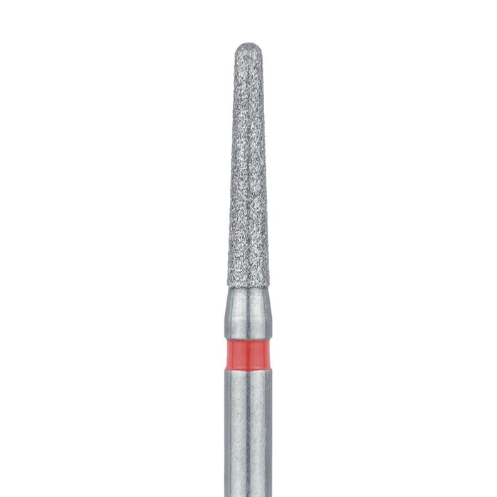 Round End Taper Chamfer Diamond Bur, 1.4mm Ø, Fine, FG - 856F-014-FG - Avtec Dental