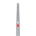 Round End Taper Chamfer Diamond Bur, 1.4mm Ø, Fine, FG - 856F-014-FG - Avtec Dental