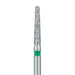 Round End Taper Chamfer Diamond Bur, 1.6mm Ø, Coarse, FG - 856G-016-FG - Avtec Dental