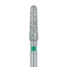Round End Taper Chamfer Diamond Bur, 2.1mm Ø, Coarse, FG - 856G-021-FG - Avtec Dental