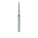 Single-Use Diamond Bur, Sterile, 25 Pack, 1.2mm Ø, Tapered, Round End, 7mm Working Length, Coarse, FG - 1112.7C - Avtec Dental