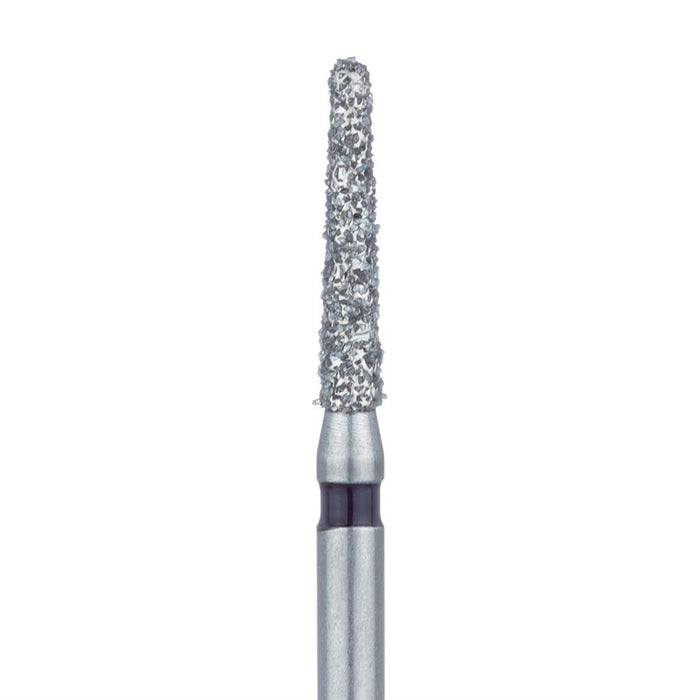 Round End Taper Chamfer Diamond Bur, 1.6mm Ø, Super Coarse, FG - 856H-016-FG - Avtec Dental