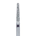 Round End Taper Chamfer Diamond Bur, 1.6mm Ø, Super Coarse, FG - 856H-016-FG - Avtec Dental