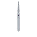 Round End Taper Chamfer Diamond Bur, 1.6mm Ø, Super Coarse, FG - 856H-016-FG - Avtec Dental