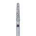 Round End Taper Chamfer Diamond Bur, 1.8mm Ø, Super Coarse, FG - 856H-018-FG - Avtec Dental