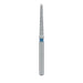 Safe End Diamond Bur Round End Taper, 1.4mm Ø, Medium, FG - 857-014-FG - Avtec Dental