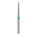 Safe End Diamond Bur Round End Taper, 1.4mm Ø, Coarse, FG - 857G-014-FG - Avtec Dental