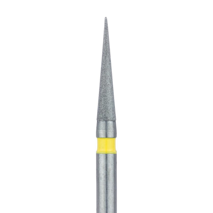 Needle Diamond Bur, Interproximal Reduction, 1.4mm Ø, Extra Fine, FG - 858C-014-FG - Avtec Dental