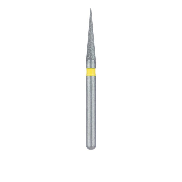 Needle Diamond Bur, Interproximal Reduction, 1.4mm Ø, Extra Fine, FG - 858C-014-FG - Avtec Dental