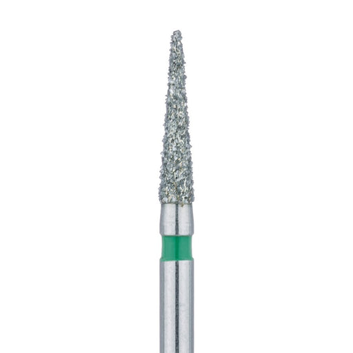 Needle Diamond Bur, Interproximal Reduction, 1.6mm Ø, Coarse, FG - 858G-016-FG - Avtec Dental