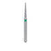 Single-Use Diamond Bur, Sterile, 25 Pack, 1.4mm Ø, Tapered Point, Needle, 8mm Working Length, Coarse, FG - 1314.8C - Avtec Dental
