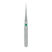 Single-Use Diamond Bur, Sterile, 25 Pack, 1.4mm Ø, Tapered Point, Needle, 10mm Working Length, Coarse, FG - 1314.10C - Avtec Dental