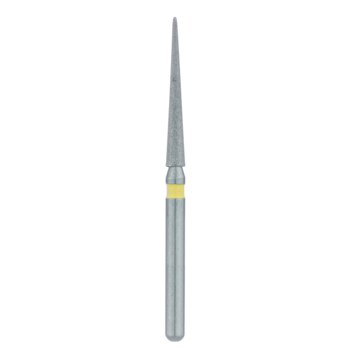 Long Needle Diamond Bur, Interproximal Reduction, 1mm Ø, Extra Fine, FG - 859LC-010-FG - Avtec Dental
