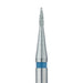 Short Flame Diamond Bur, 1mm Ø, Medium, RA - 860-010-RA - Avtec Dental