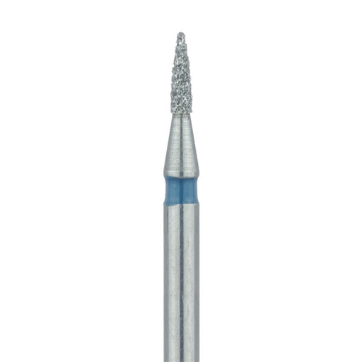Short Flame Diamond Bur, 1mm Ø, Medium, HP - 860-010-HP - Avtec Dental