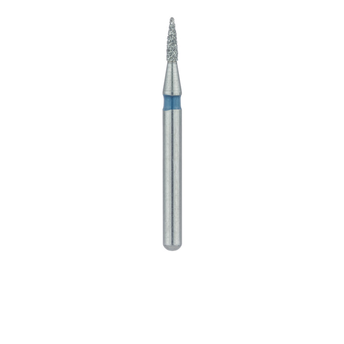 Short Flame Diamond Bur, 1mm Ø, Medium, FG - 860-010-FG - Avtec Dental