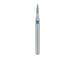 Short Flame Diamond Bur, 1mm Ø, Medium, FG - 860-010-FG - Avtec Dental