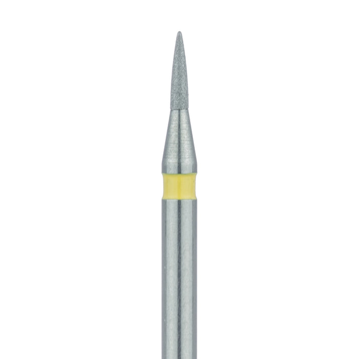 Short Flame Diamond Bur, 0.9mm Ø, Extra Fine, FG - 860C-009-FG - Avtec Dental