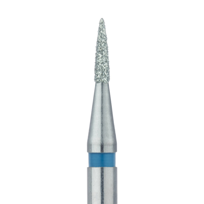 Flame Diamond Bur, 1.2mm Ø, Medium, RA - 861-012-RA - Avtec Dental