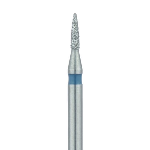 Flame Diamond Bur, 1mm Ø, Medium, FG - 861-010-FG - Avtec Dental